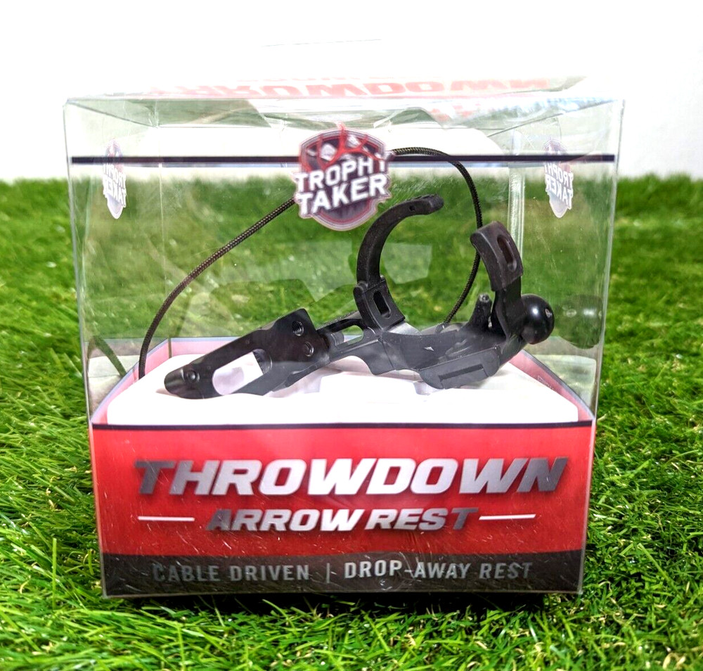 Trophy Taker T3402 Throwdown Arrow Rest - Cable Driven - Drop-Away Rest - 00063