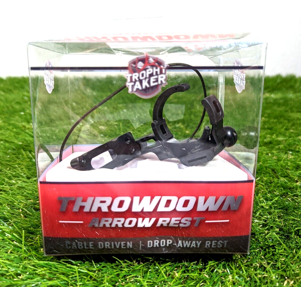 Trophy Taker T3402 Throwdown Arrow Rest - Cable Driven - Drop-Away Rest - 00063