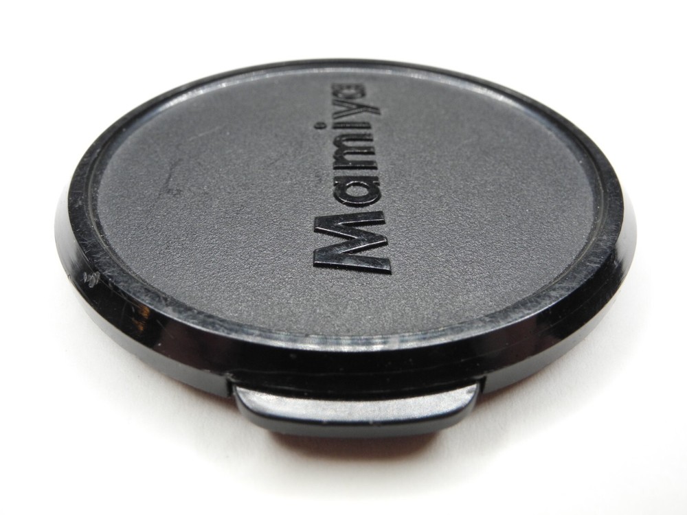 Mamiya 58mm Genuine Black Snap On Front Camera Lens Cap