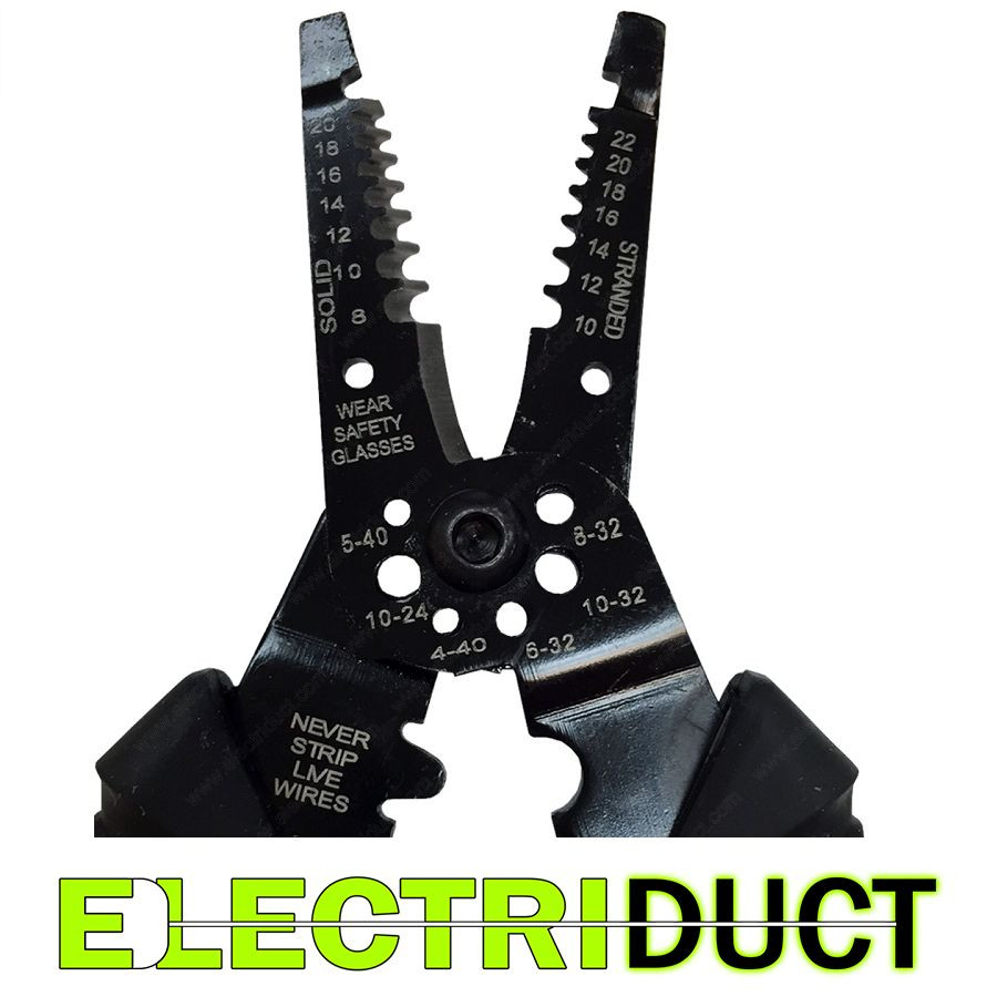 Multi-Function Stripper, Cutter, Pliers and Crimper Tool - Electriduct