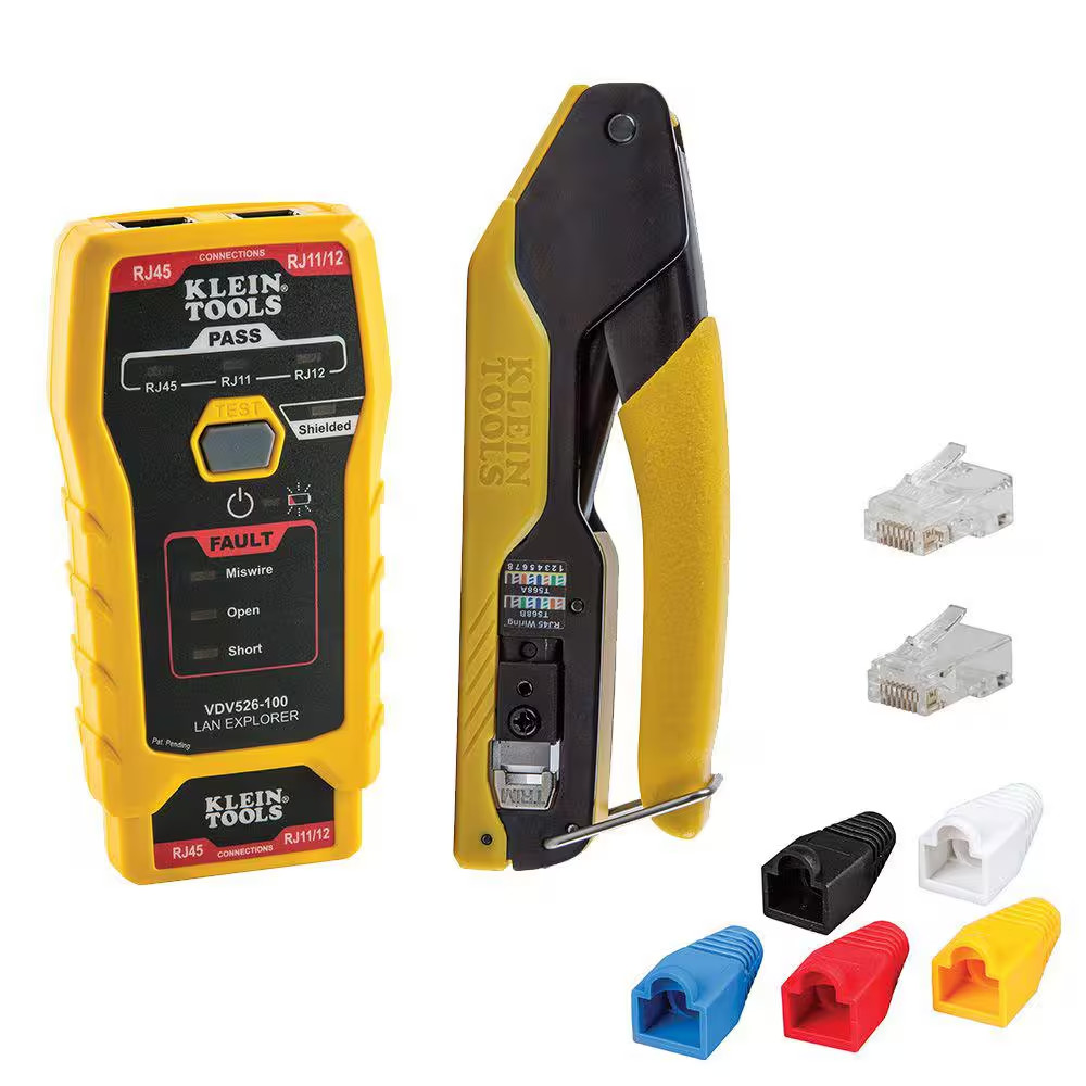 Klein Tools Vdv Lan Tester Tool Set 5 Piece