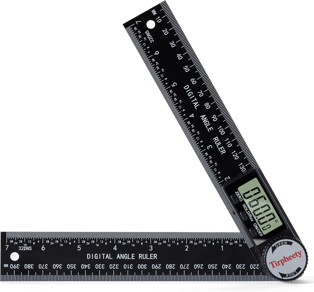 Third Generation Protractor Angle Finder Digital Angle Ruler with 7Inch 200Mm