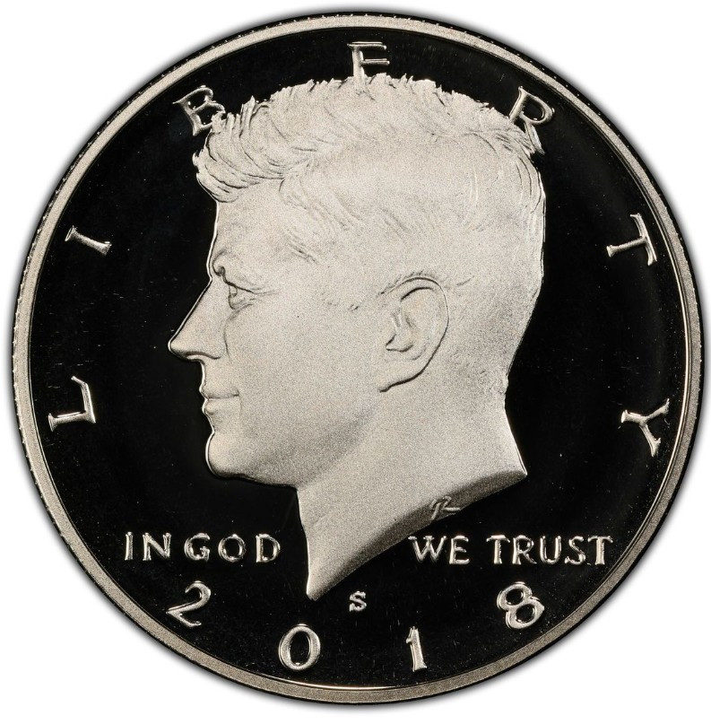 2018-S Clad Proof Kennedy Half Dollar 50C