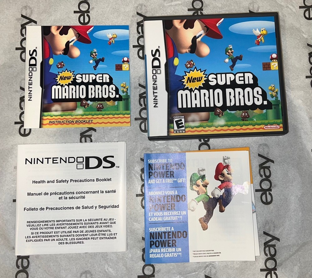 Nintendo DS OEM Replacement Game Case Only w/ Manual & Inserts *NO GAMES*