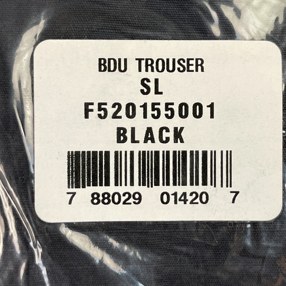 NEW BDU Propper Pants - Black - Small Long
