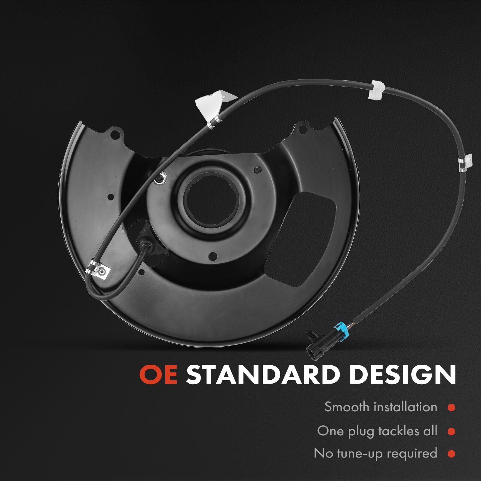 2x Front Left & Right ABS Wheel Speed Sensor for Chevrolet C1500 C2500 C3500 GMC