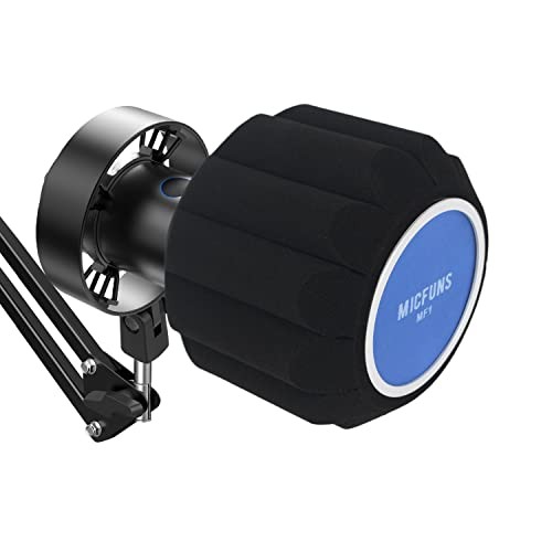 MF2 Microphone Windscreen Pop Filter,Side Cutout 45-60-mm Suspended