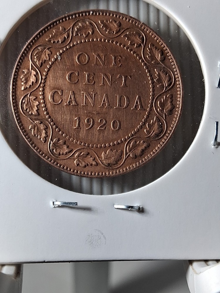 1920 CANADA 1 LARGE CENT VF