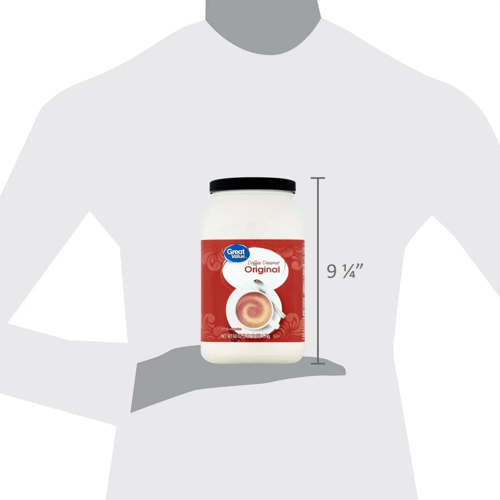 (2 pack ) Great Value Original Value Size Coffee Creamer, 60 oz