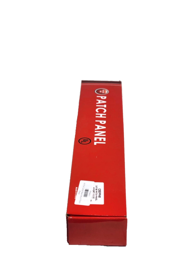 SR Components CAT5e 48-PORT RACK-MOUNT PATCH PANEL NEW.