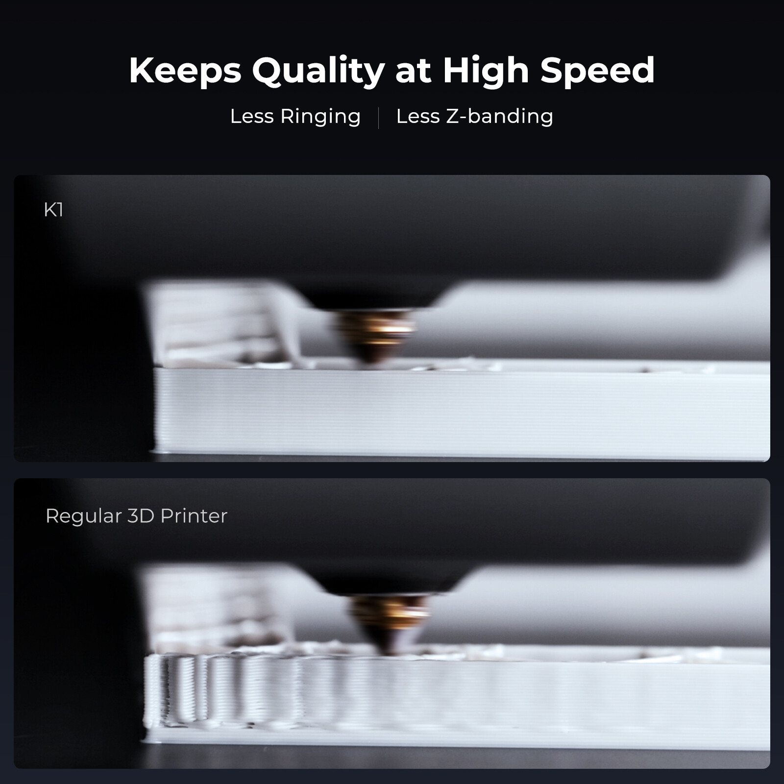 Refurbished Creality K1 3D Printer 600 mm/s High Speed Auto Leveling Dual Fans