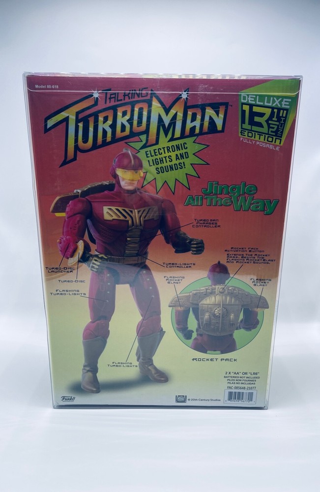 Turbo Man Funko Box Protector with SCRATCH & UV RESISTANT 0.50mm thick Plastic