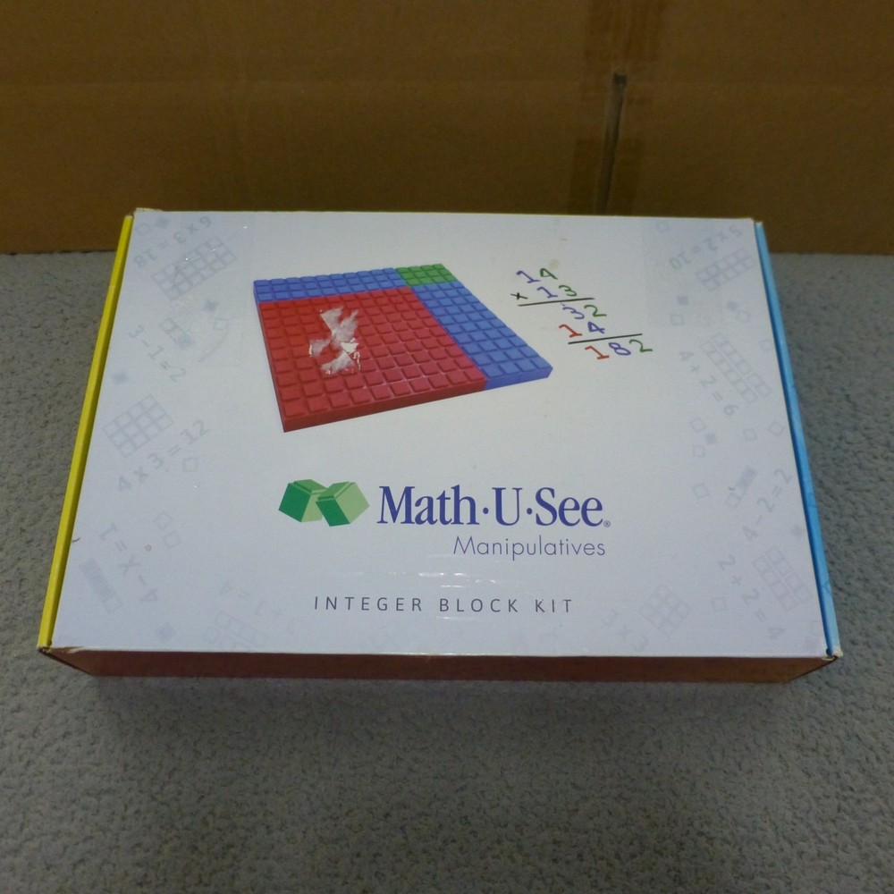 Math U See Manipulatives Integer Block Kit Set Homeschool Teaching Education