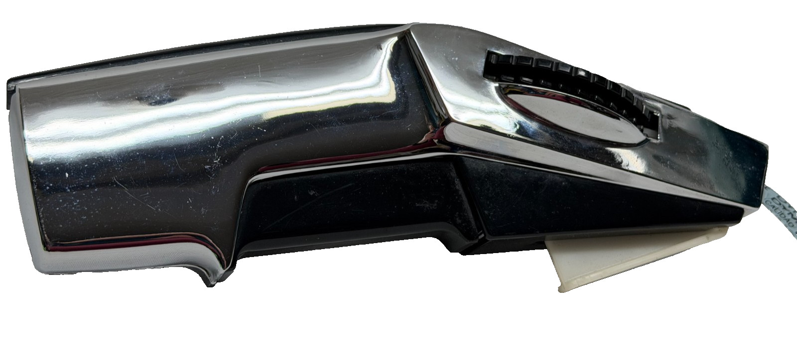 Vintage DYMO 1550 Handheld Label Maker Chrome/Black Extra Tape Tested!!