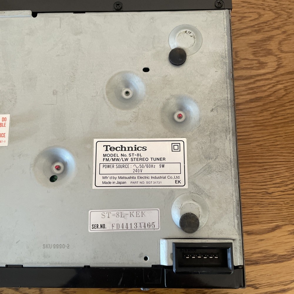 Technics ST-8L Quartz FM/AM Stereo Tuner Black – Stack Power