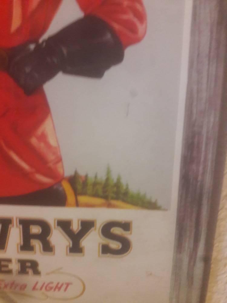 Drewrys tin sign 1950's