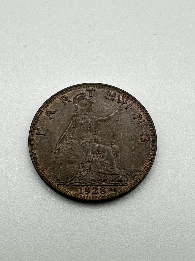 Great Britain 1928 farthing KM 825