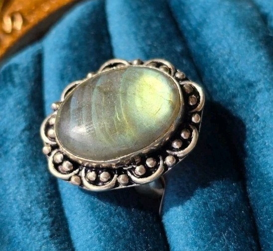 Labradorite Ring Size 7