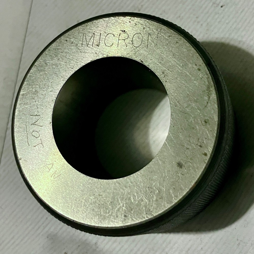MICRON 1.1234 PLAIN BORE RING GAGE