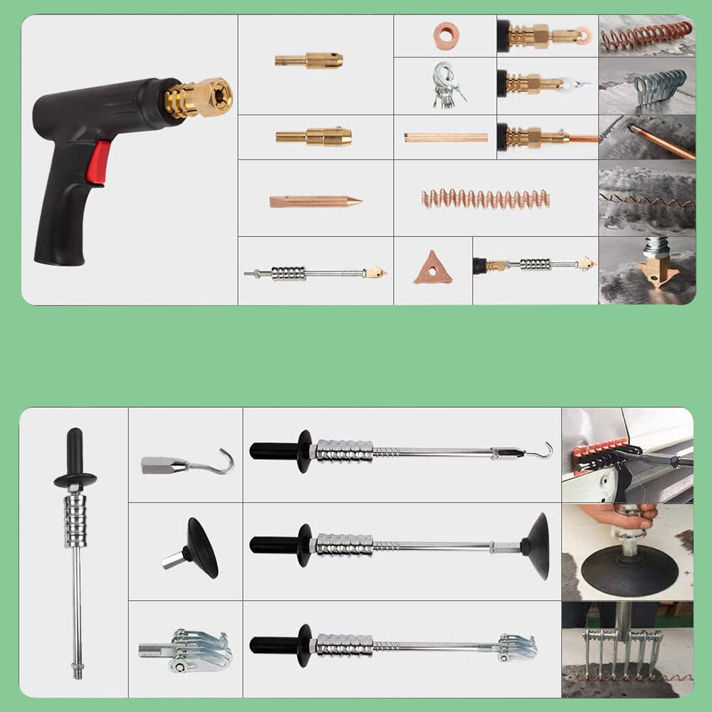 Steel Car Body Elements Dent Pulling & Straightening Machine 220V Puller Shaper