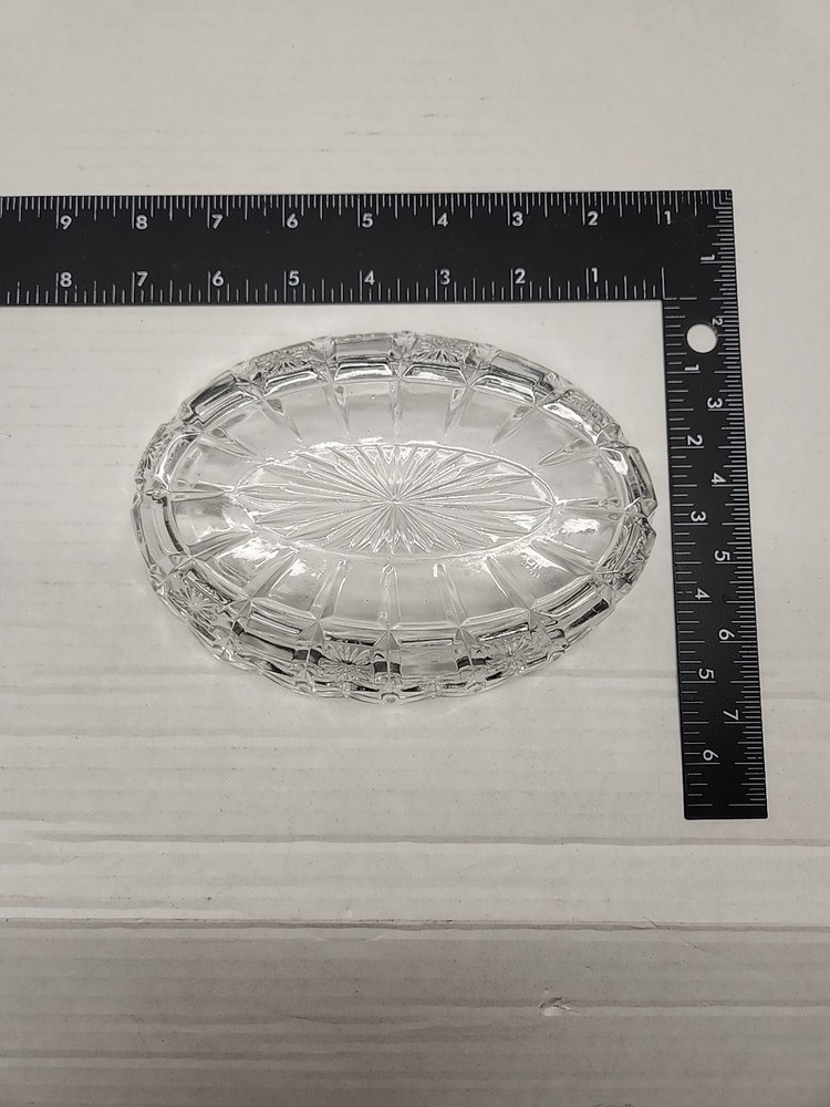 lead crystal Rellish dish