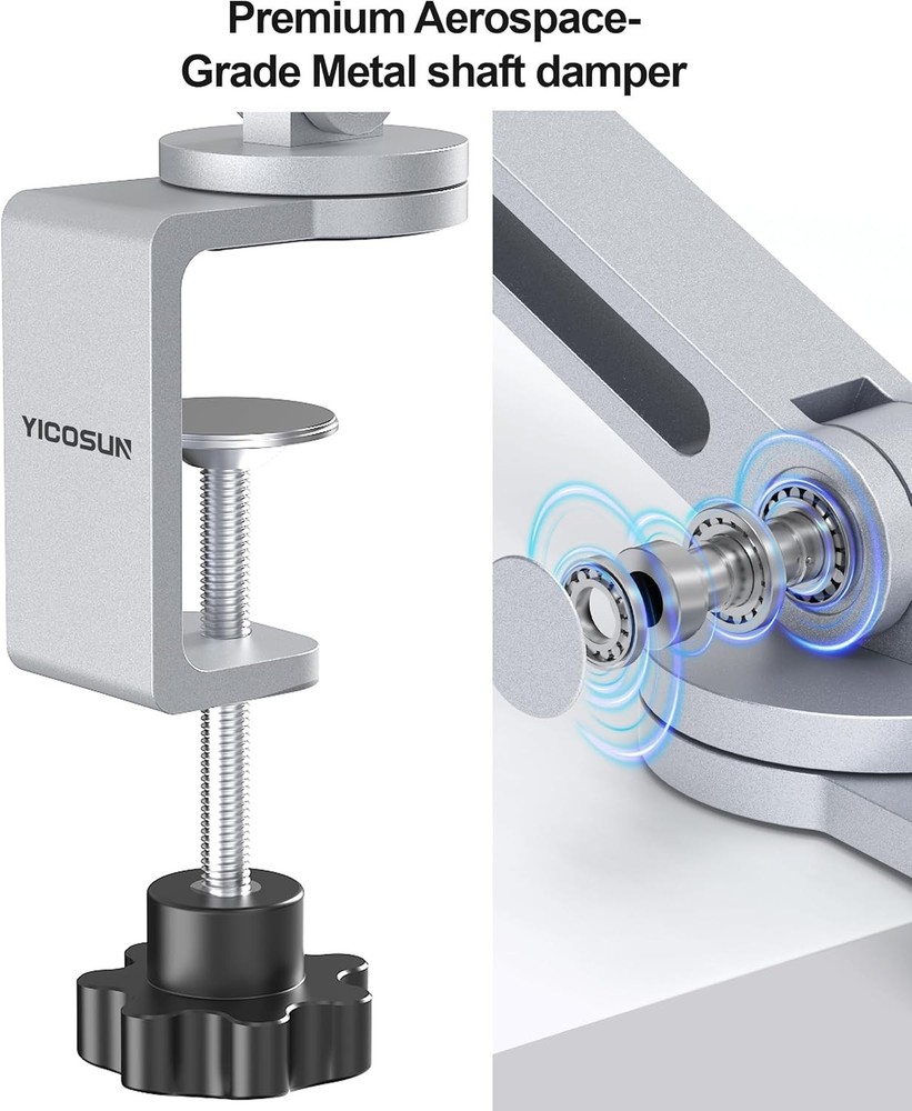 Adjustable Tablet Arm Mount with Super Grip Clamp