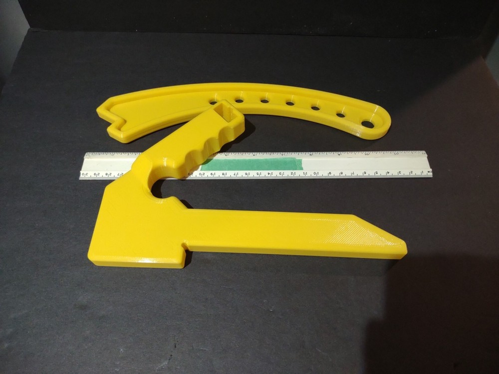 2pcs Plastic Table Saw Push Stick Practical Safety Push Block Woodworking Kits