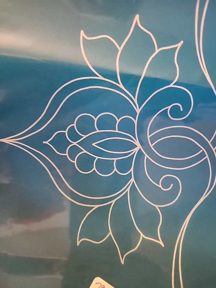 Full Line Stencil #49001 Blooming Scroll Elegance Reusable