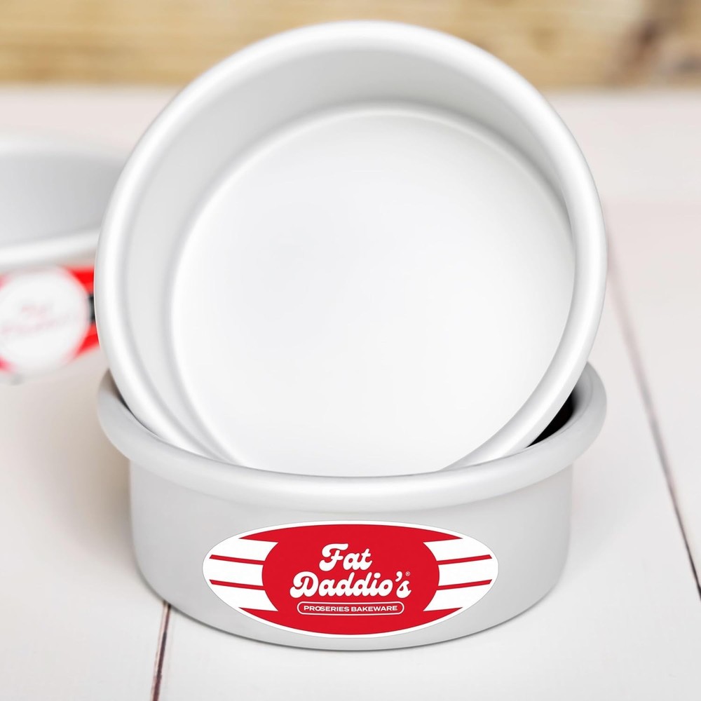 Durable Round Cake Pans 8x3", 2 Pc