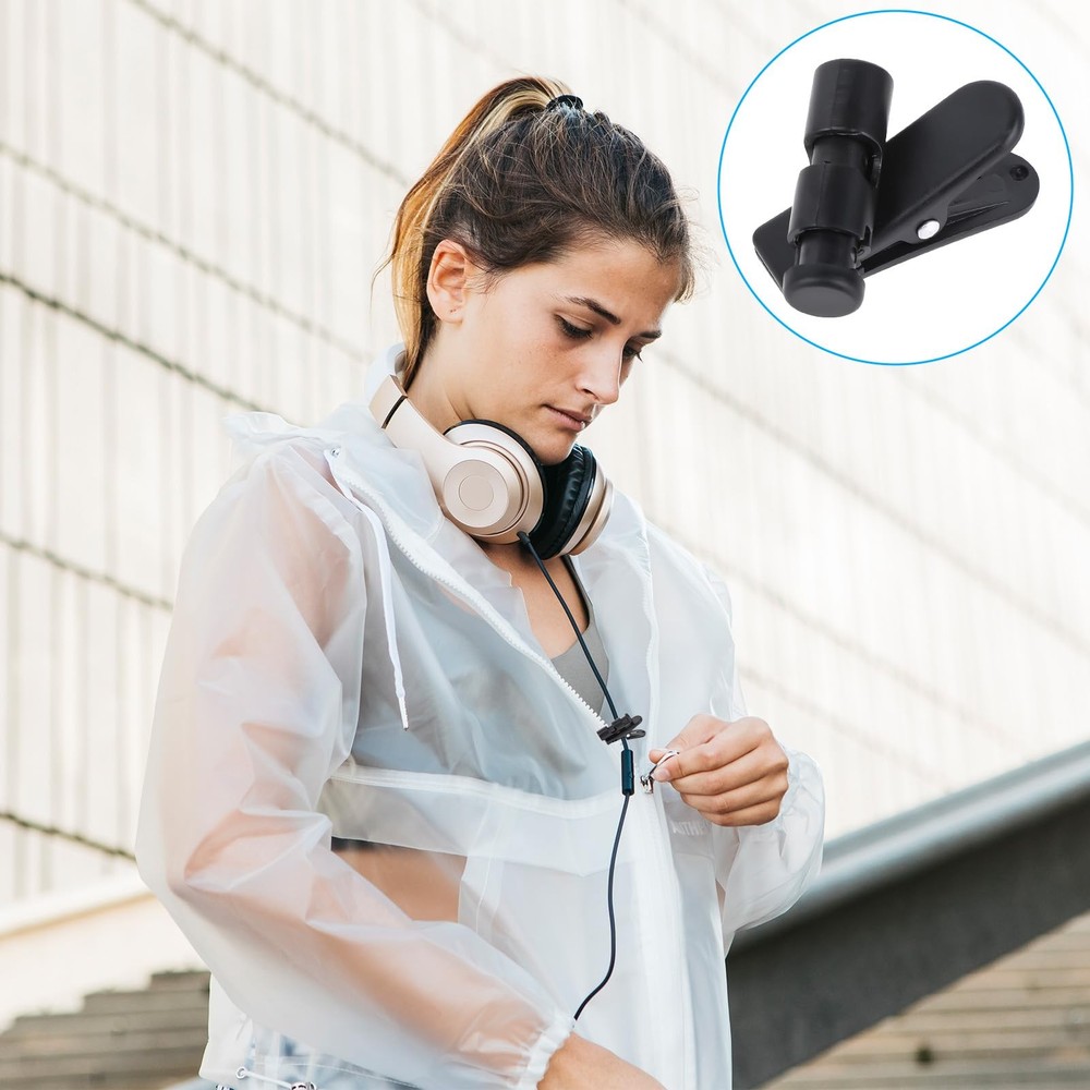 5 Pack Headphone Clips Headset Cable for Earphone Wire Cable...