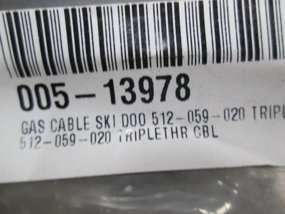 THROTTLE CABLE - SLED SKIDOO FORMULA III 600 + 700 TRIPLE / 512-059-020