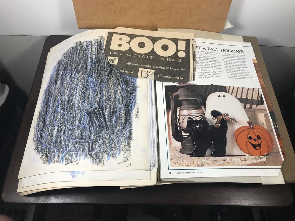 Lot (10+) Halloween Illustrations Drawing ghost pumpkin witch tracing