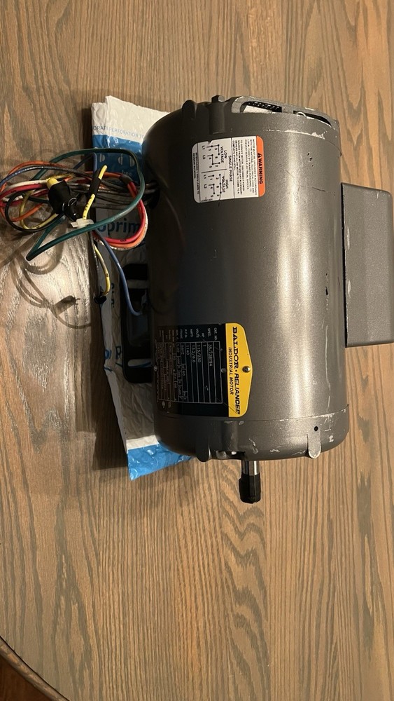 Biro Model 922 Meat Grinder Motor. Single Phase  115/220 Volt