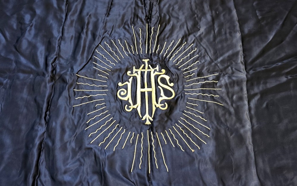 Antique Altar Cloth, Satin, ~ 1920 (# 18346)