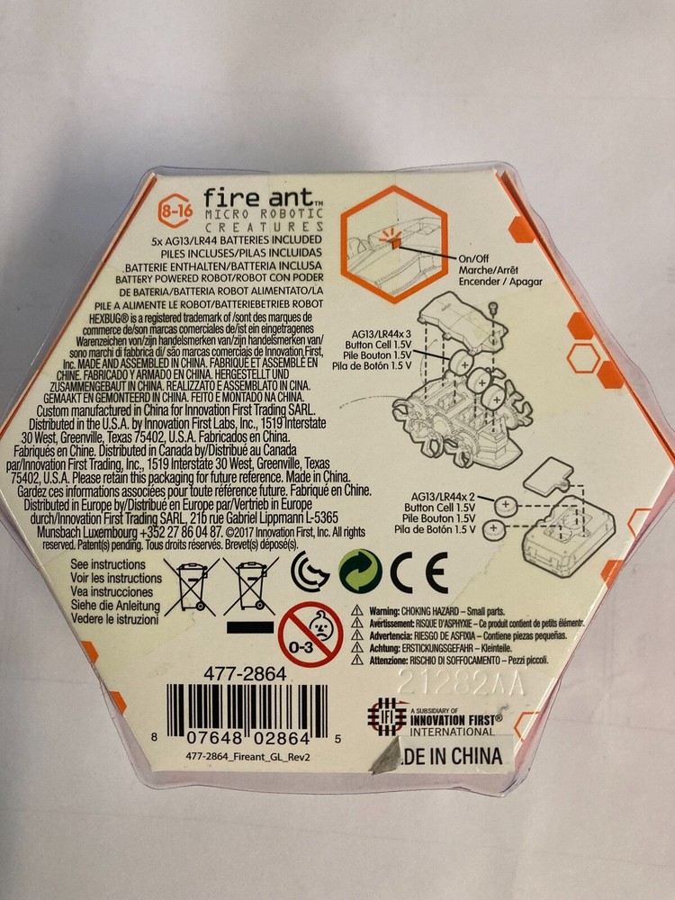 HEXBUG 477-2864 MICRO FIRE ANT ROBOTIC CREATURE