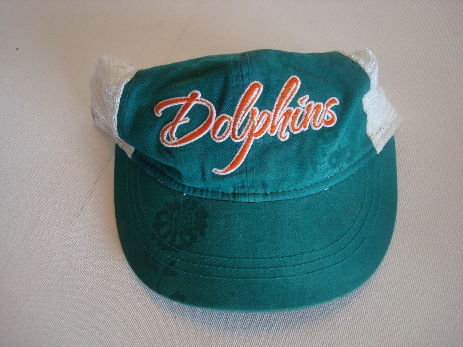 MIAMI DOLPHINS MESH    SNAPBACK  DEADSTOCK HAT CAP VINTAGE P1