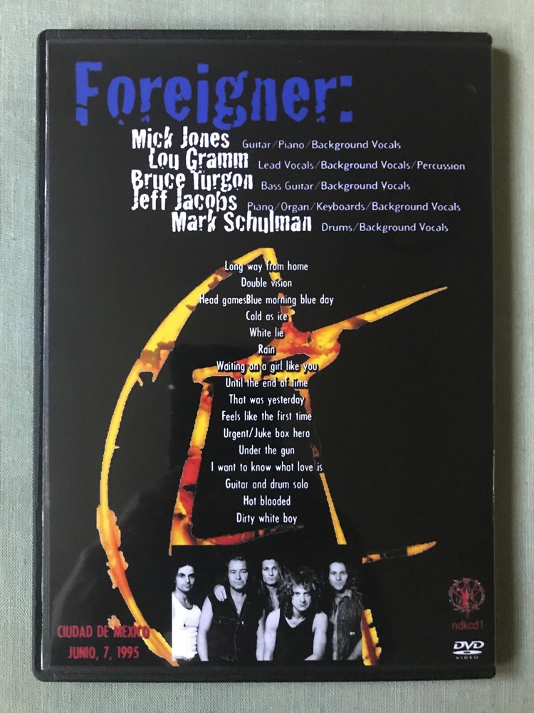 Foreigner - Mr Moonlight Live in Mexico 1995 DVD