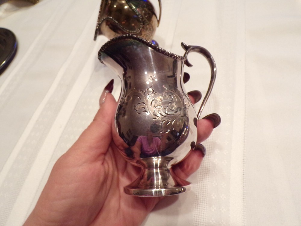 Vintage Sugar & Creamer Made in Sheffeild England