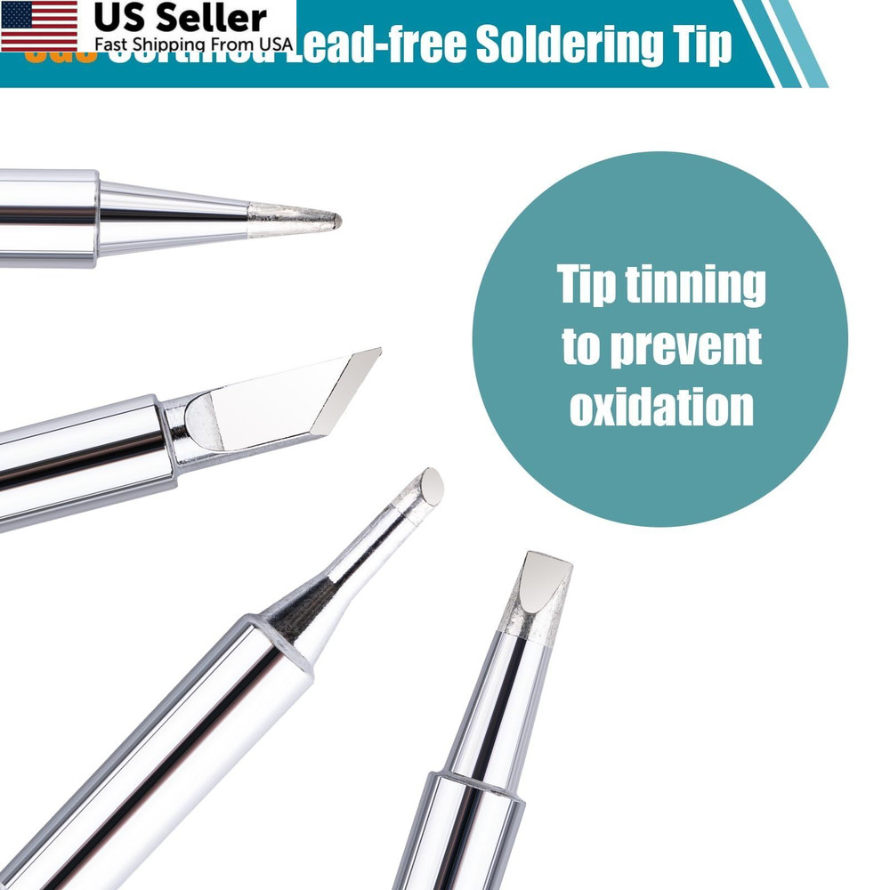 10 Pcs 900M Soldering Iron Tips, Replacement Compatible with...