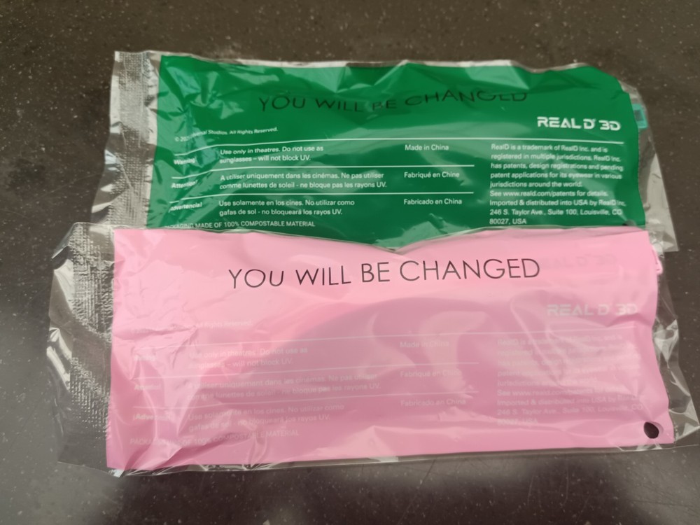 Wicked For Good 3D Glasses