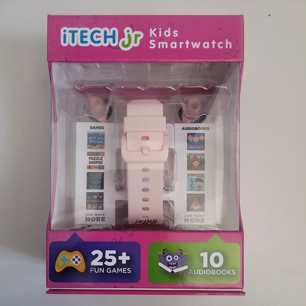 iTech Junior Girls Earbuds & Smartwatch Set - Panda