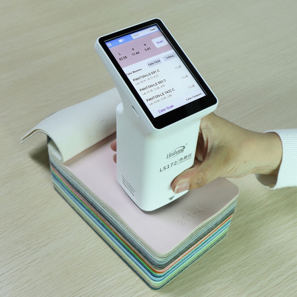 Color Difference Meter Analyzer Touch Screen 45/0 for Coating Ceramic Plastic