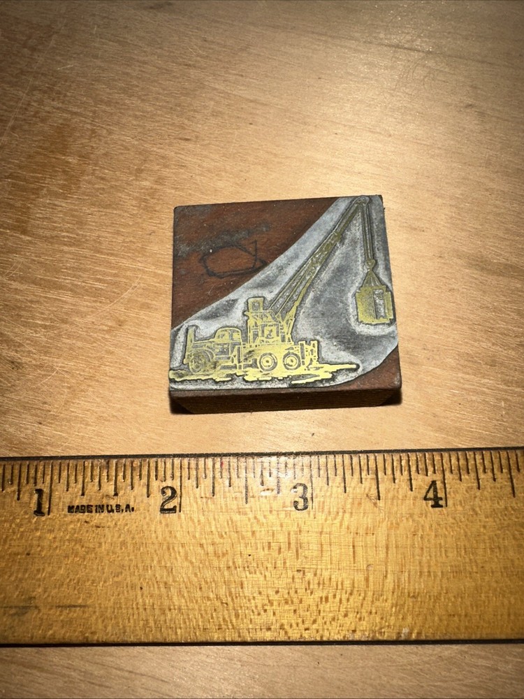 Printing Block ( Old Crane ) Print Block