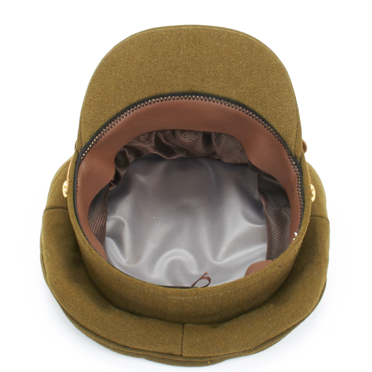 British WWII Officer Peaked Visor Cap- Size US 7.25 (58cm)
