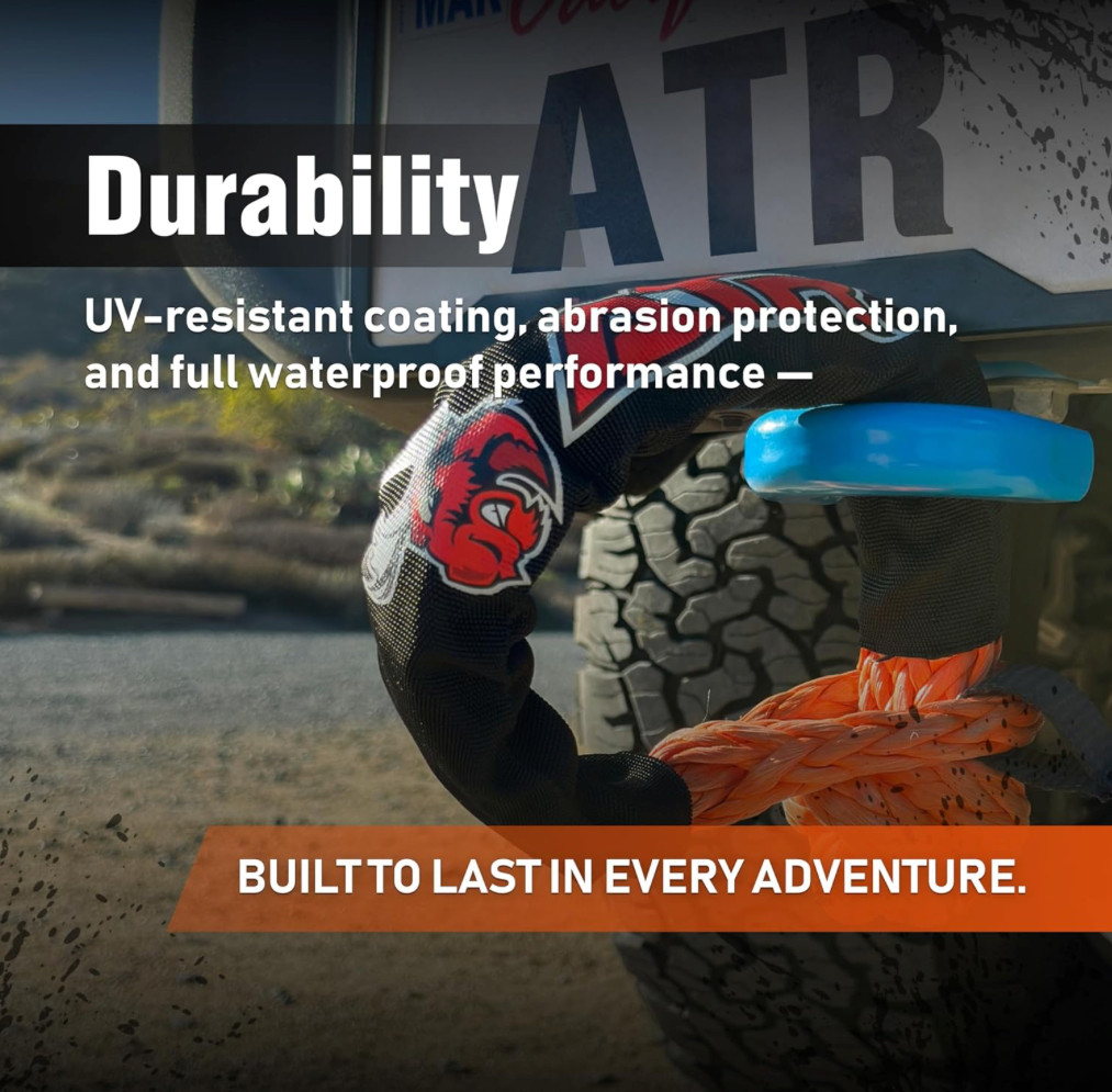 ATR Soft Shackle 3/4 x 24 in 66,200 lbs Heavy Duty Synthetic Rope