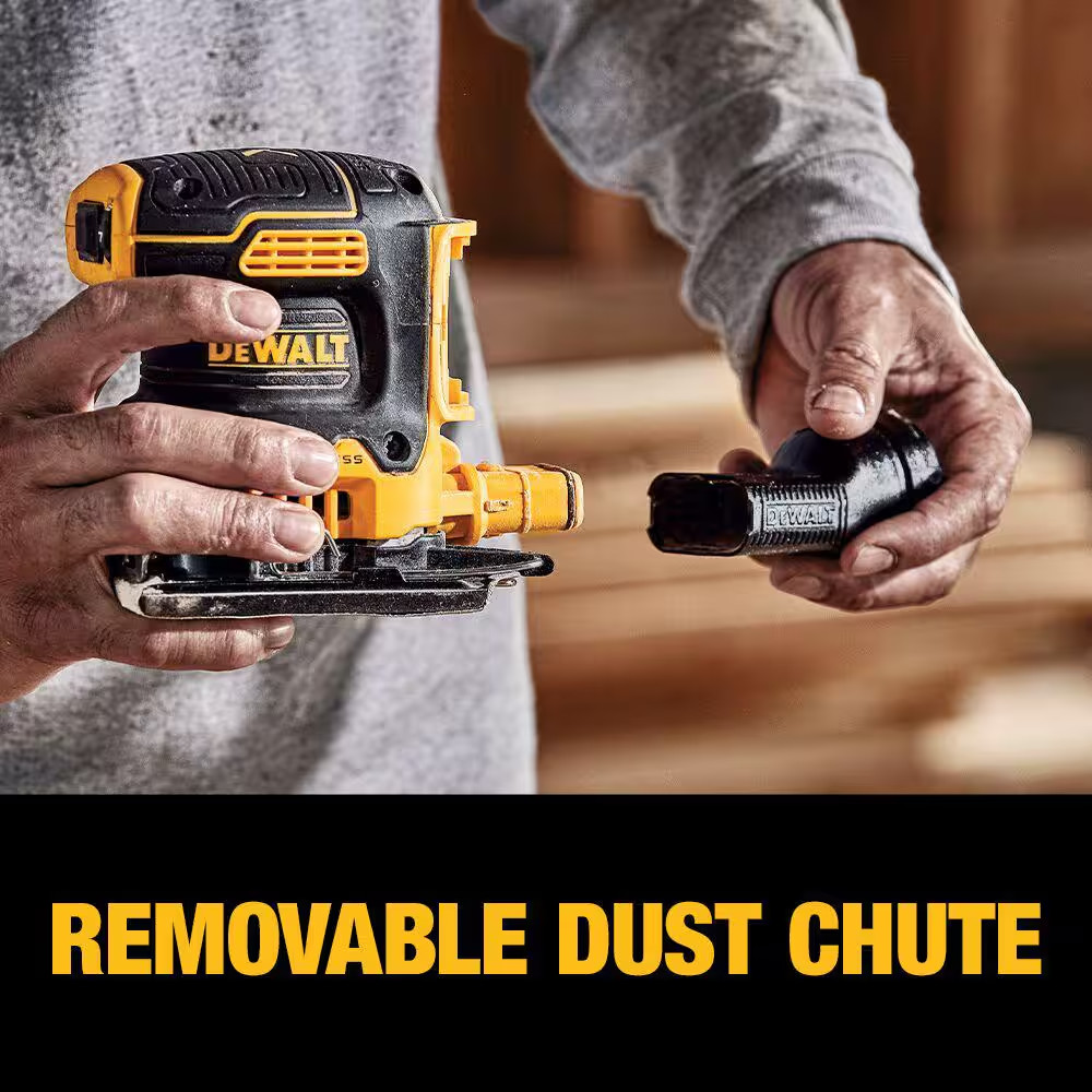 20V MAX XR Cordless Brushless 1/4 Sheet Variable Speed Sander (Tool Only)