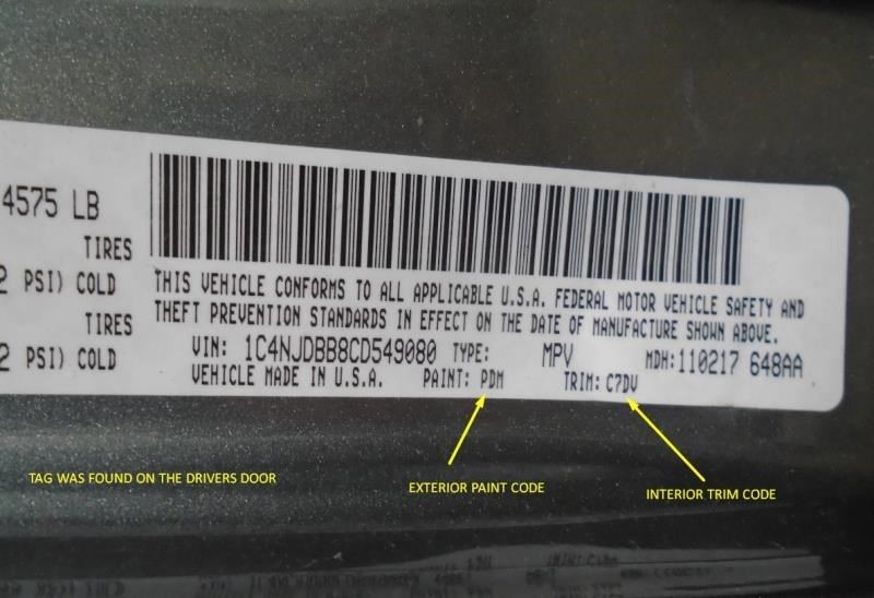 COMPASS 2012 Owners Manual 1384912