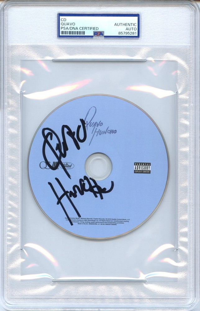 Quavo Signed Autographed CD “QUAVO HUNCHO” PSA/DNA Authenticated