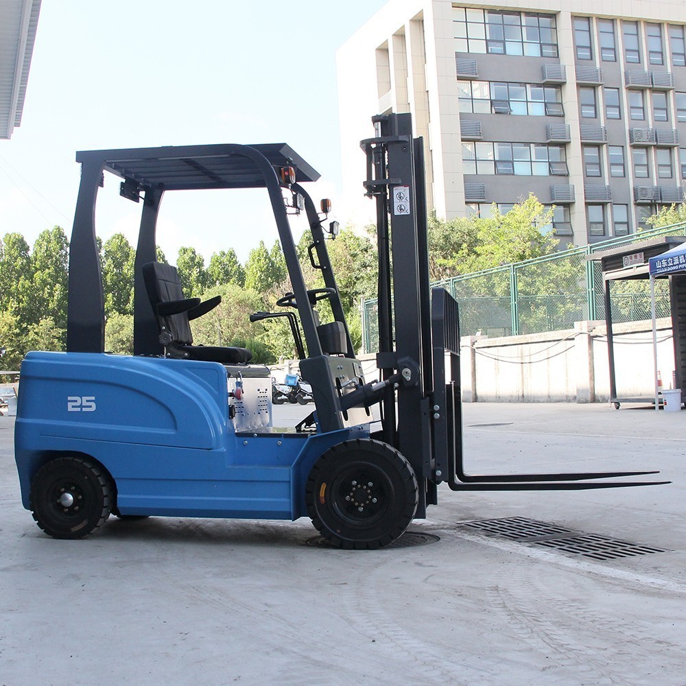 FREE SHIP 2.5Ton 5500lbs Electric Forklift Rated W/60V 70Ah Charger Side Shift