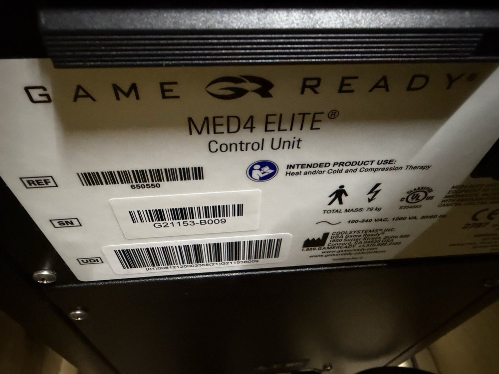 Open Box! Great Deal! Game Ready MED4ELITE CONTROL UNIT